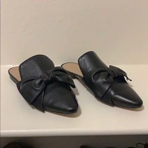 Women’s mules with bow. Size 8